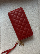 Red Long Wallet