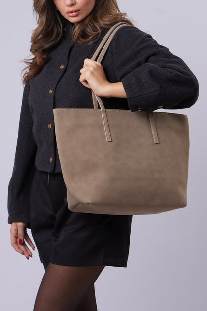 Abigail Bag - Suede Beige