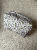 Flowers Cosmetic Pouch - Purple