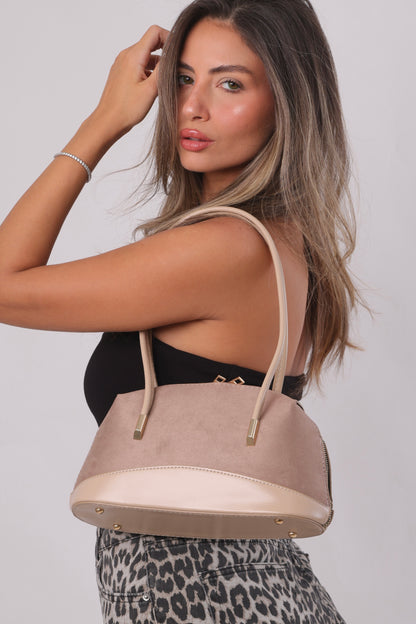 Lyra Bag - Suede Beige