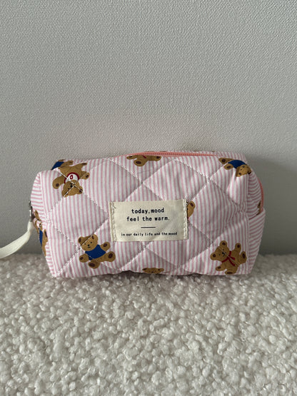 Teddy Pouches - Pink