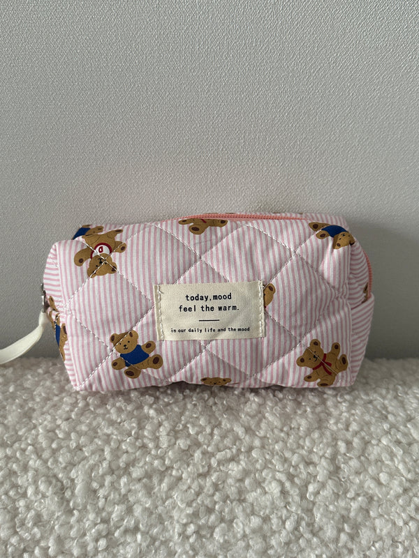 Teddy Pouches - Pink