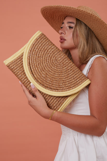 Ivy Clutch - Yellow