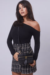 Nara Bag - Plaid Black