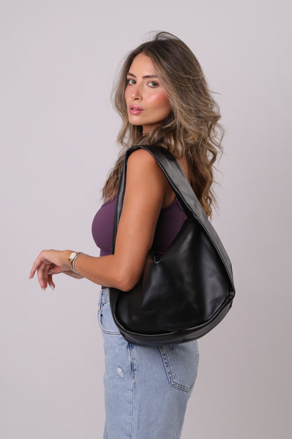 Vivianne Slouchy Bag - Black