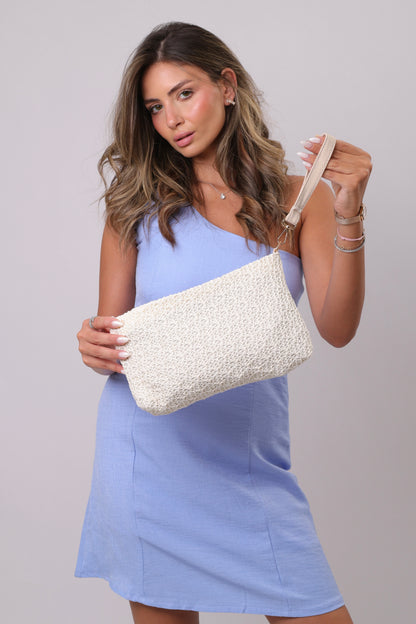 Ibiza Clutch - White