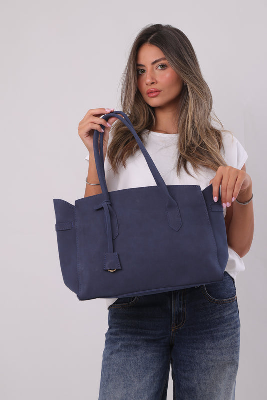 Catalina Bag - Suede Navy
