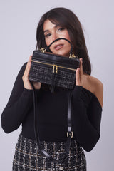 Nara Bag - Plaid Black