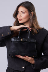 Sadie Bag - Suede Black