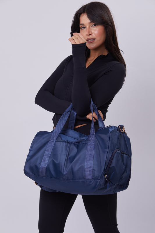 Fiona Gym Bag - Navy Blue