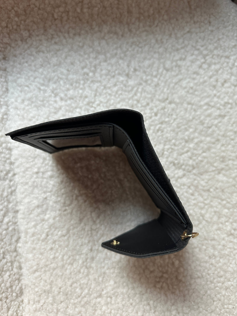 Black Heart Small Wallet