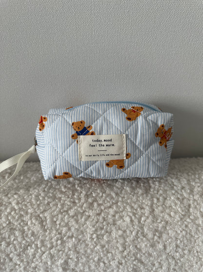 Teddy Pouches - Blue
