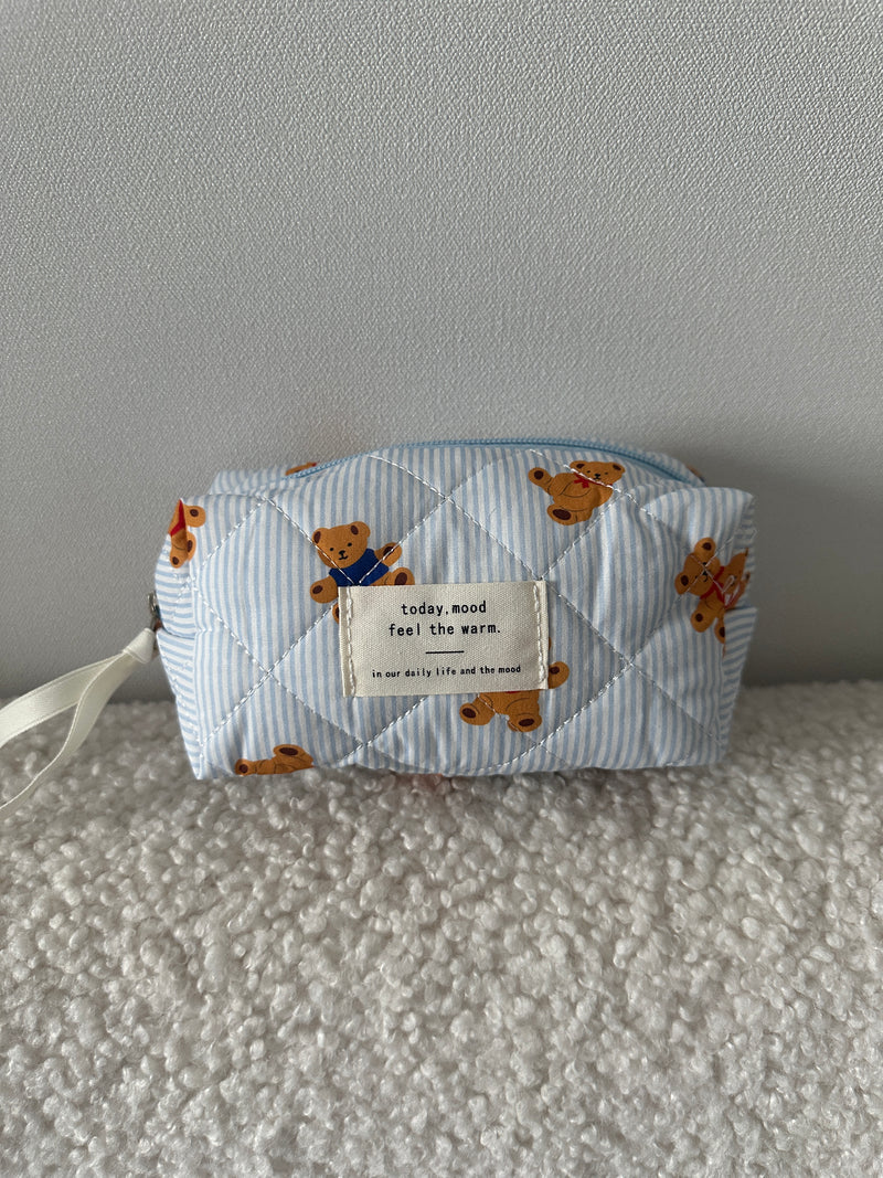 Teddy Pouches - Blue