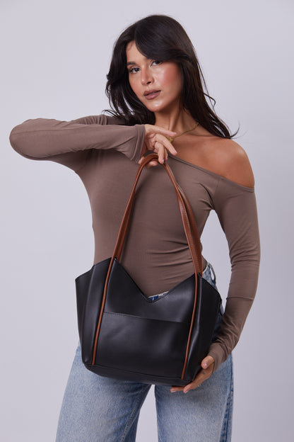 Molly Bag - Black & Havane