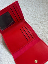 Foldable Small Wallet - Red