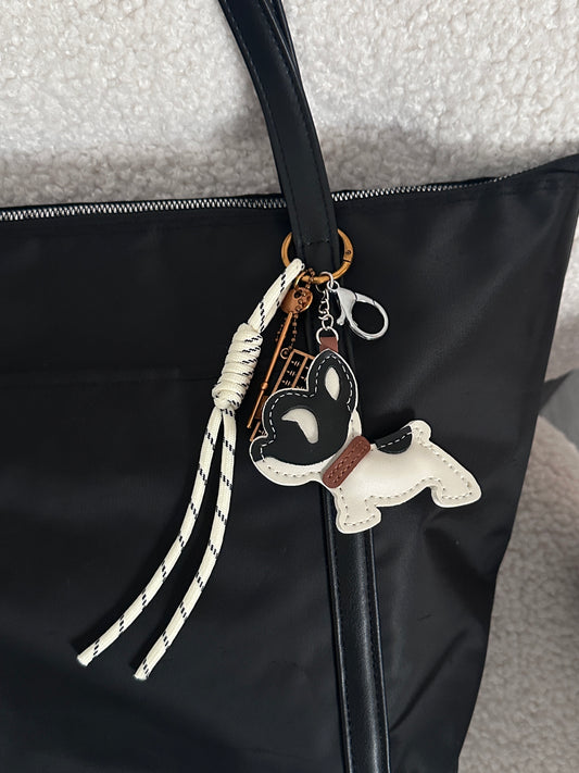 White Bag Charm