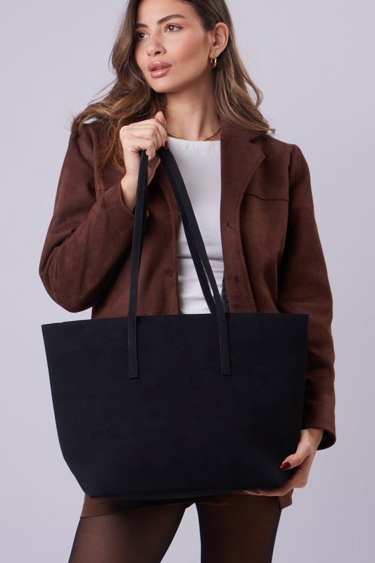 Abigail Bag - Suede Black