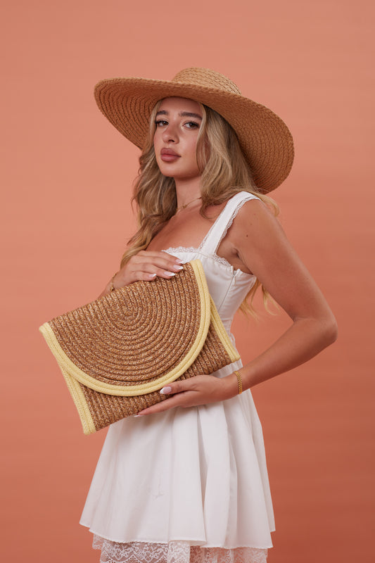 Ivy Clutch - Yellow