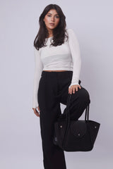 Lima Bag - Suede Black