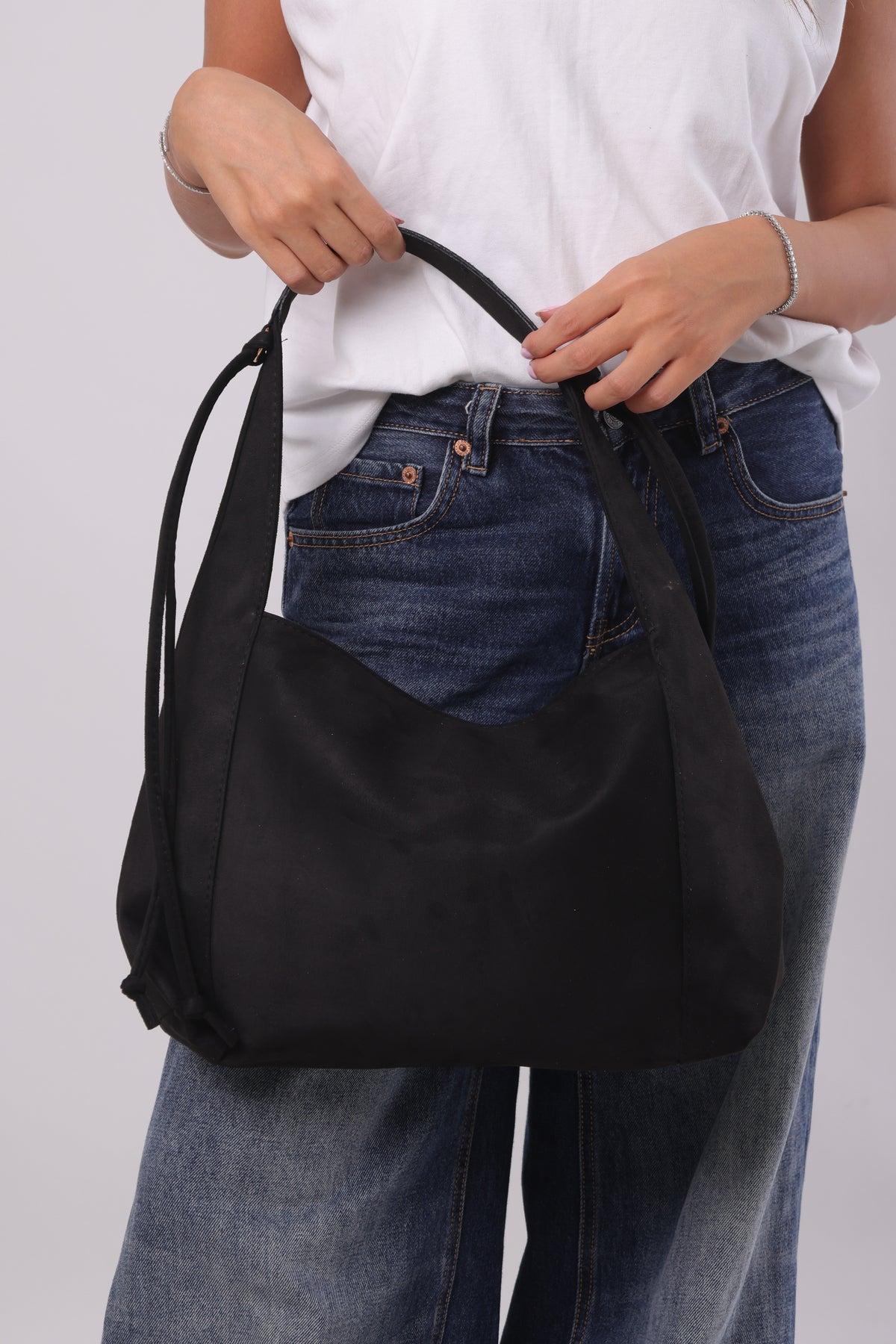 Erica Bag - Suede Black