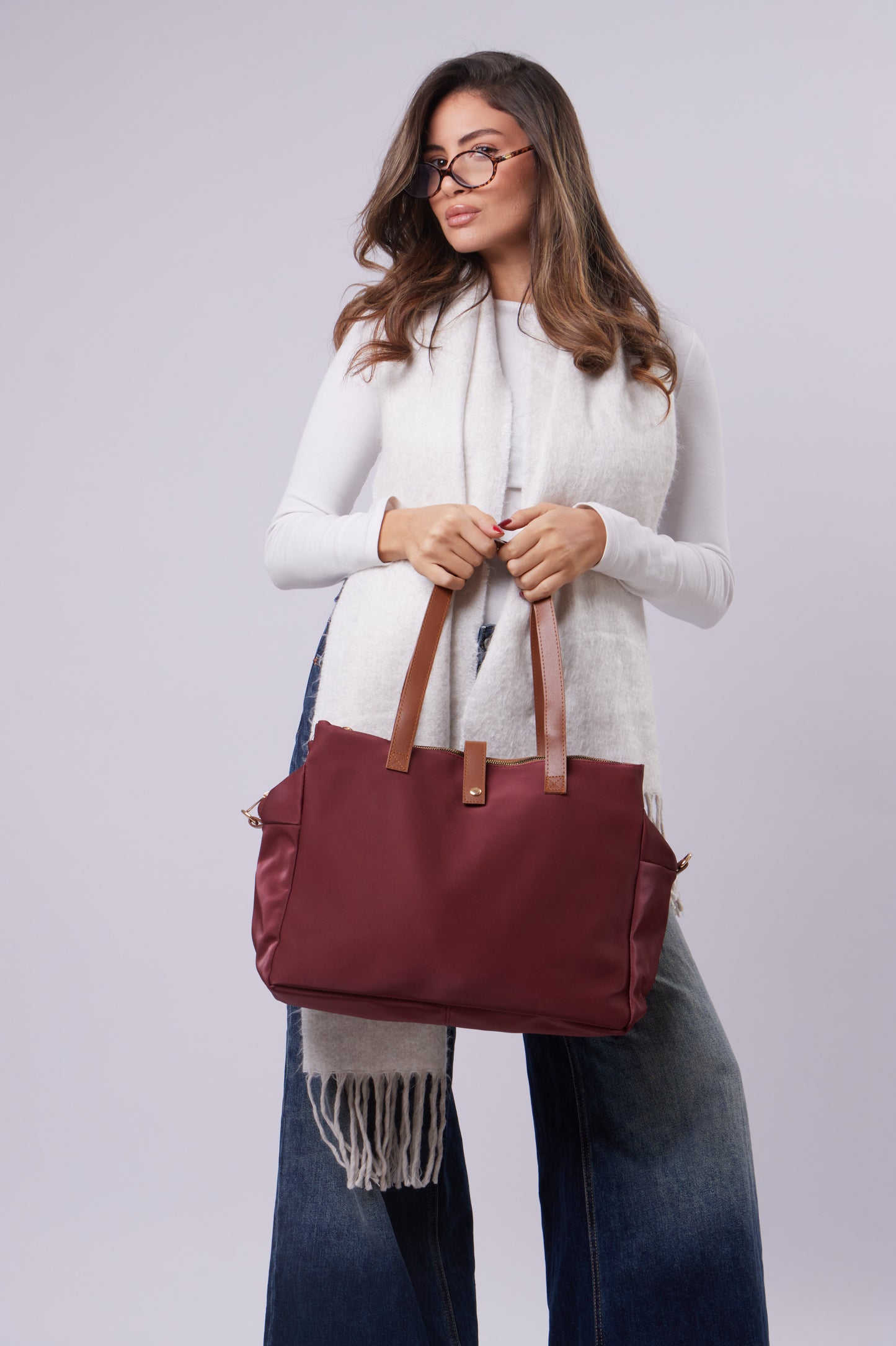 Savannah Bag - Burgundy