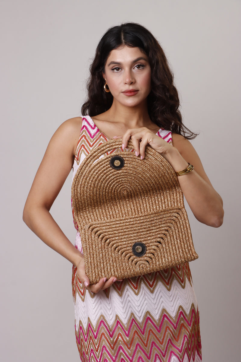 Ivy Clutch - Tan