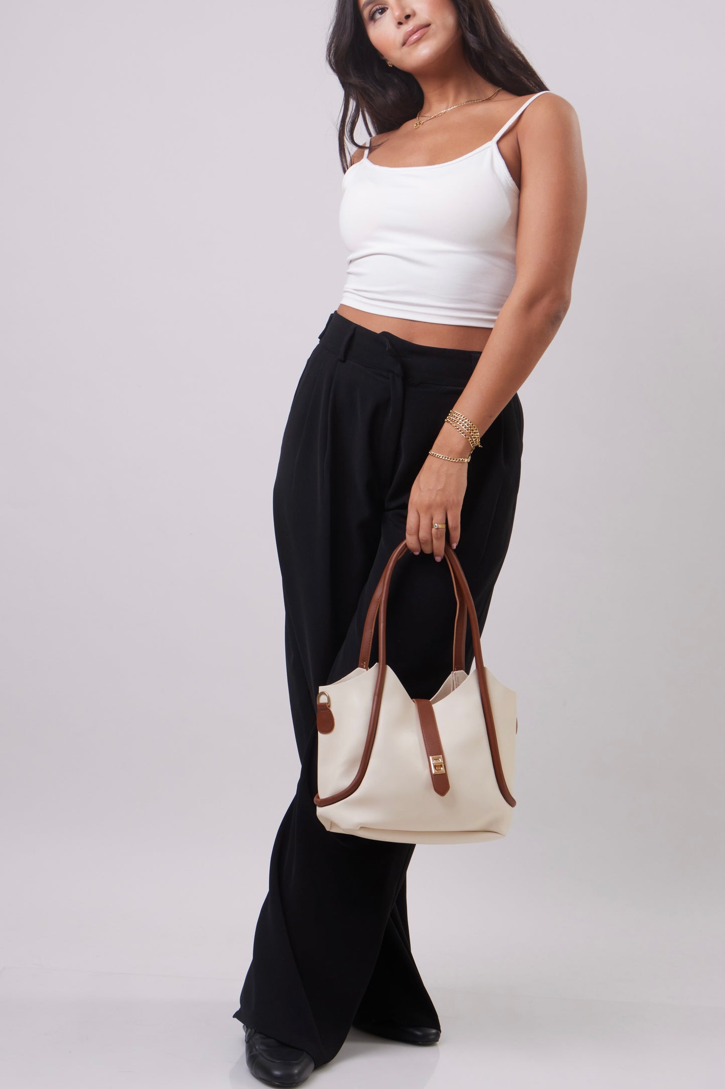 Ronnie Bag - Offwhite&Havane