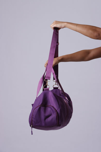 Fiona Gym Bag - Purple