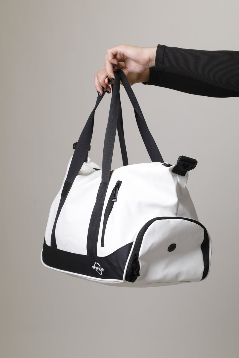 Claire Gym Bag - White