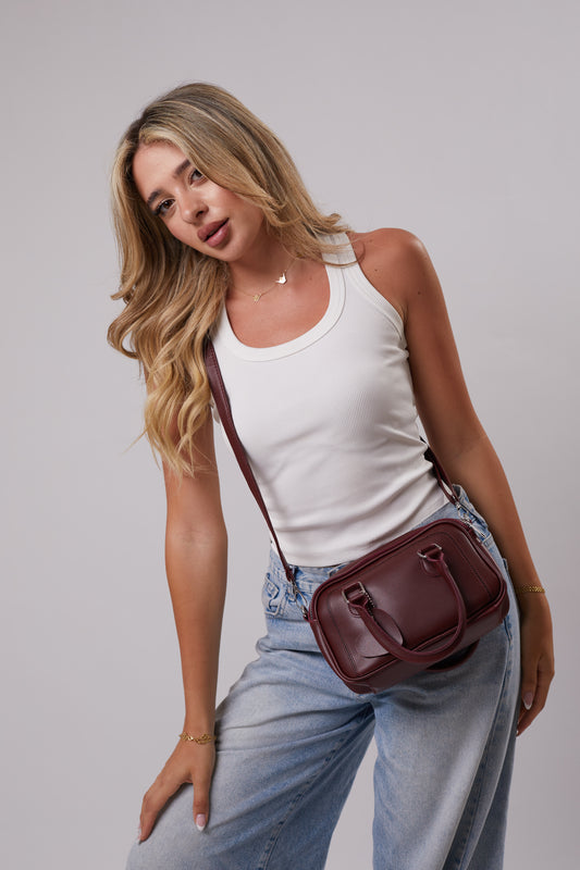 Kenzie Bag - Burgundy