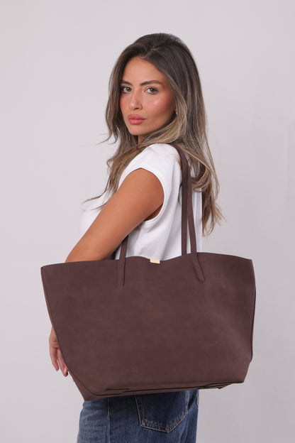 Bridget Bag - Suede Brown