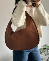 Valentina Bag - Suede Havane