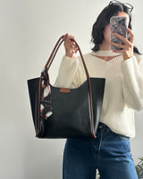 Katy Bag - Black + Havane