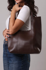 Cut-Out Bag - Brown