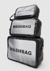 Wash Bag 3pc Set - Black