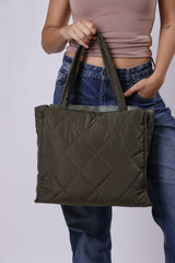 Lilly Puffer Bag - Khaki