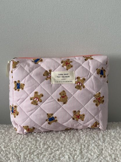 Teddy Pouches - Pink