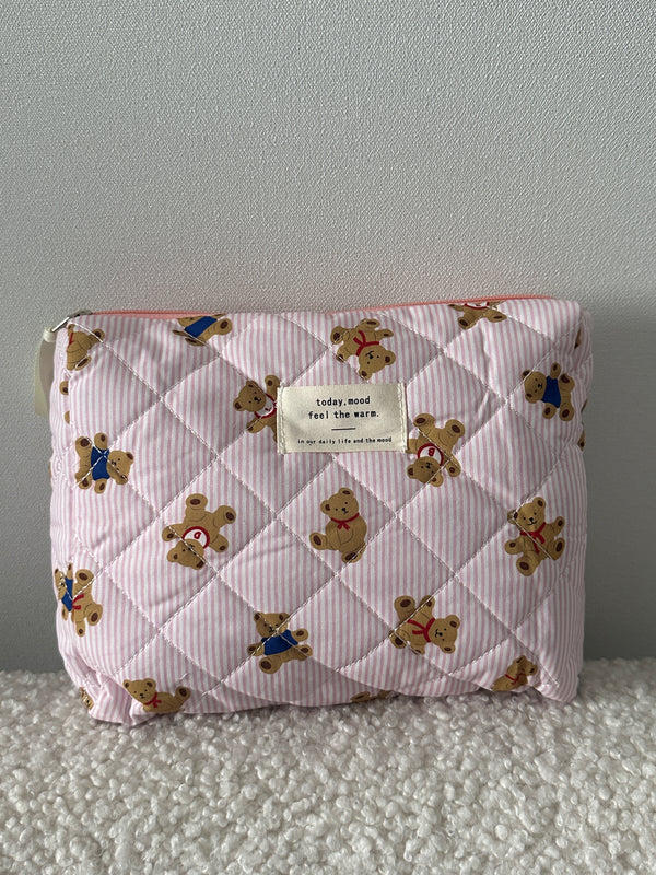 Teddy Pouches - Pink