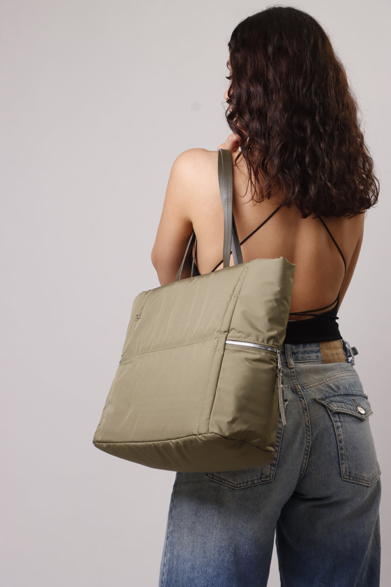 Novi Puffer Bag - Khaki