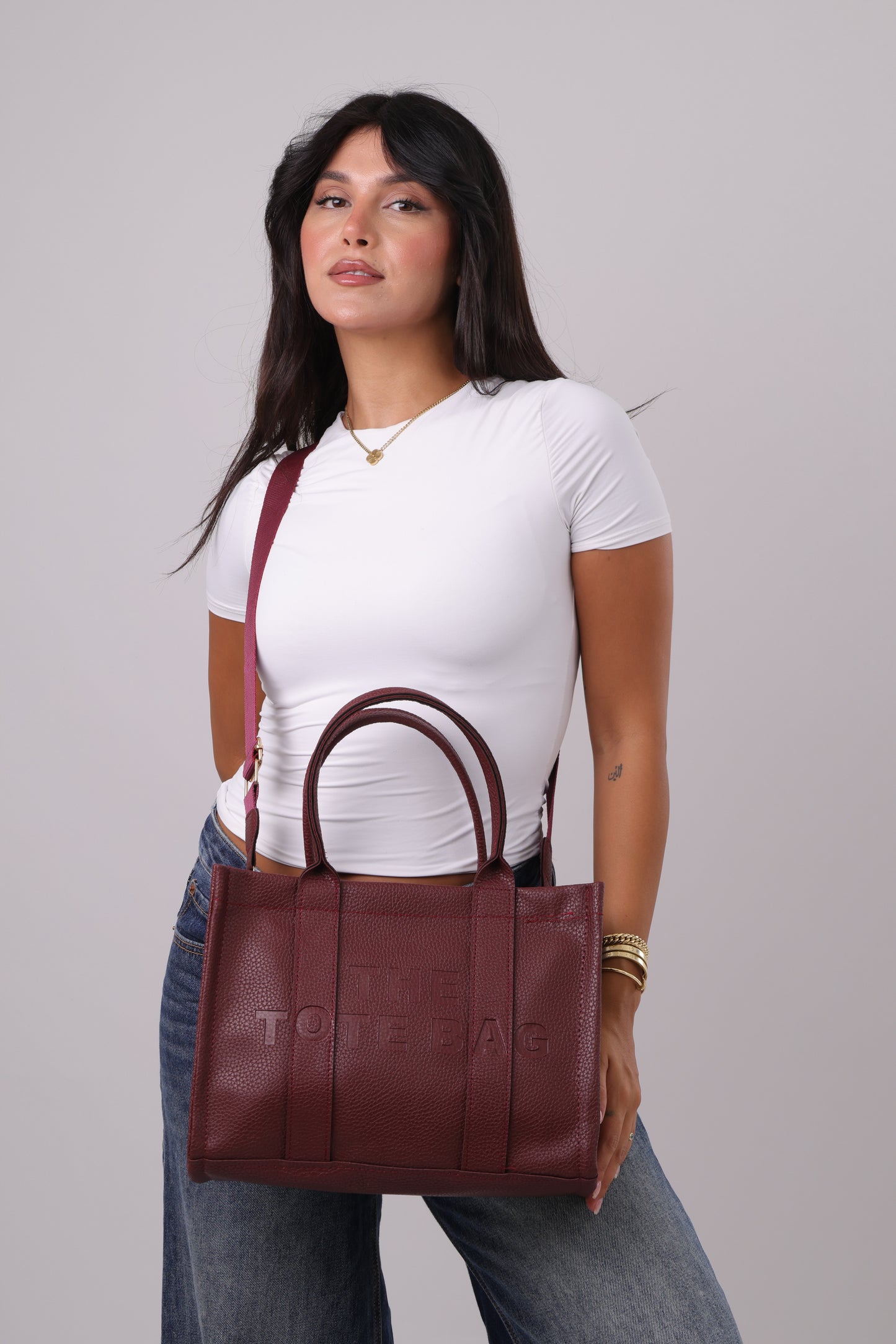 The Tote Bag - Burgundy