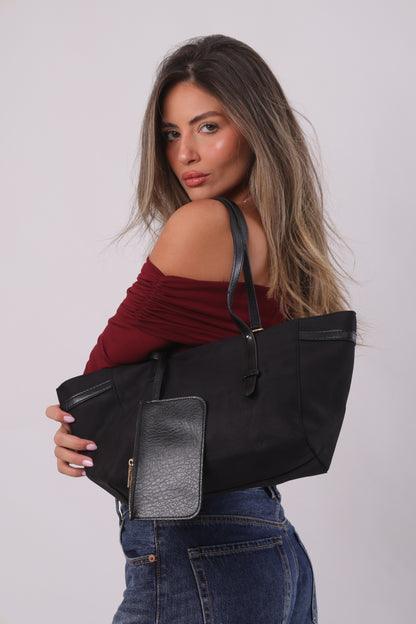 Odilia Bag - Suede Black