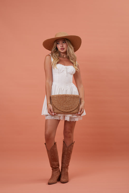 Ivy Clutch - Tan