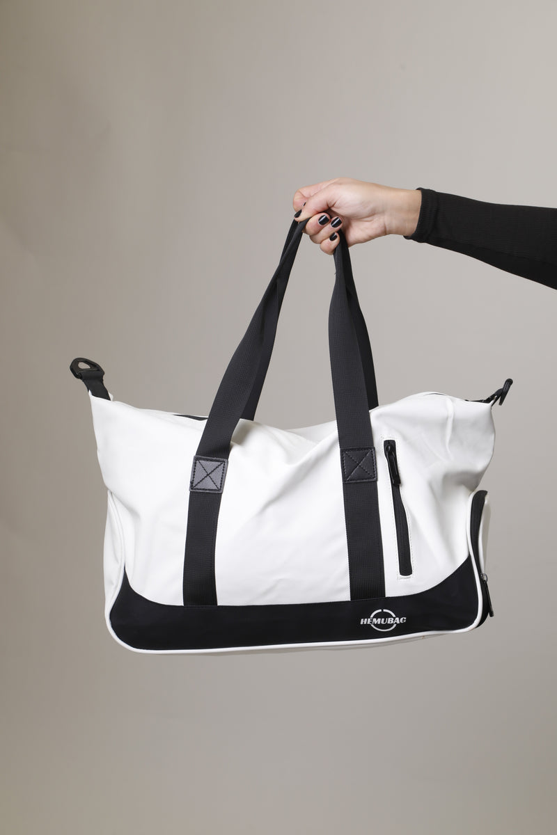 Claire Gym Bag - White