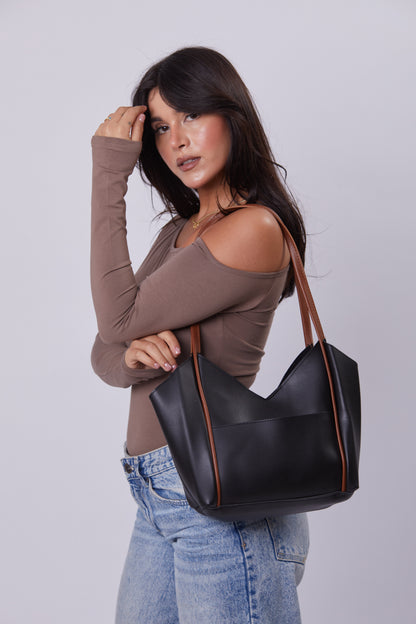 Molly Bag - Black & Havane