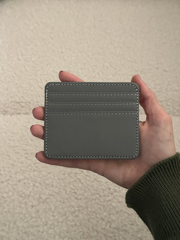 Gray Card Holder