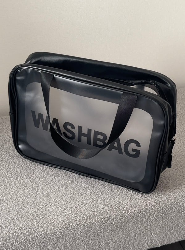 Wash Bag 3pc Set - Black