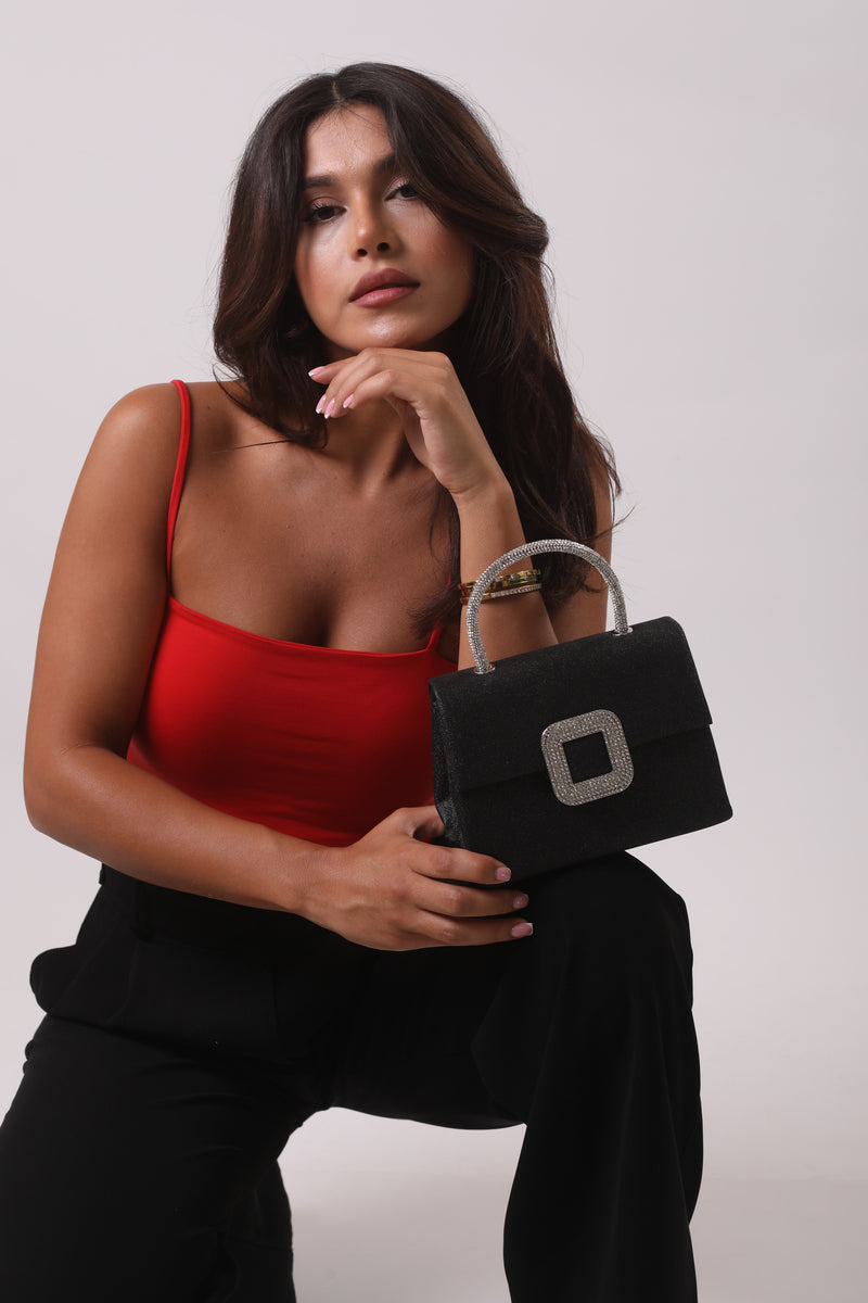 Evening Bag - Black&Silver