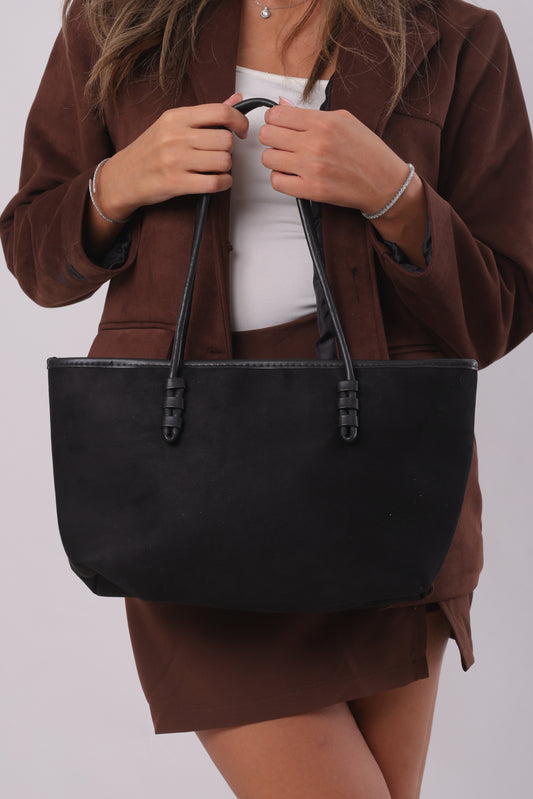 Jane Bag - Suede Black