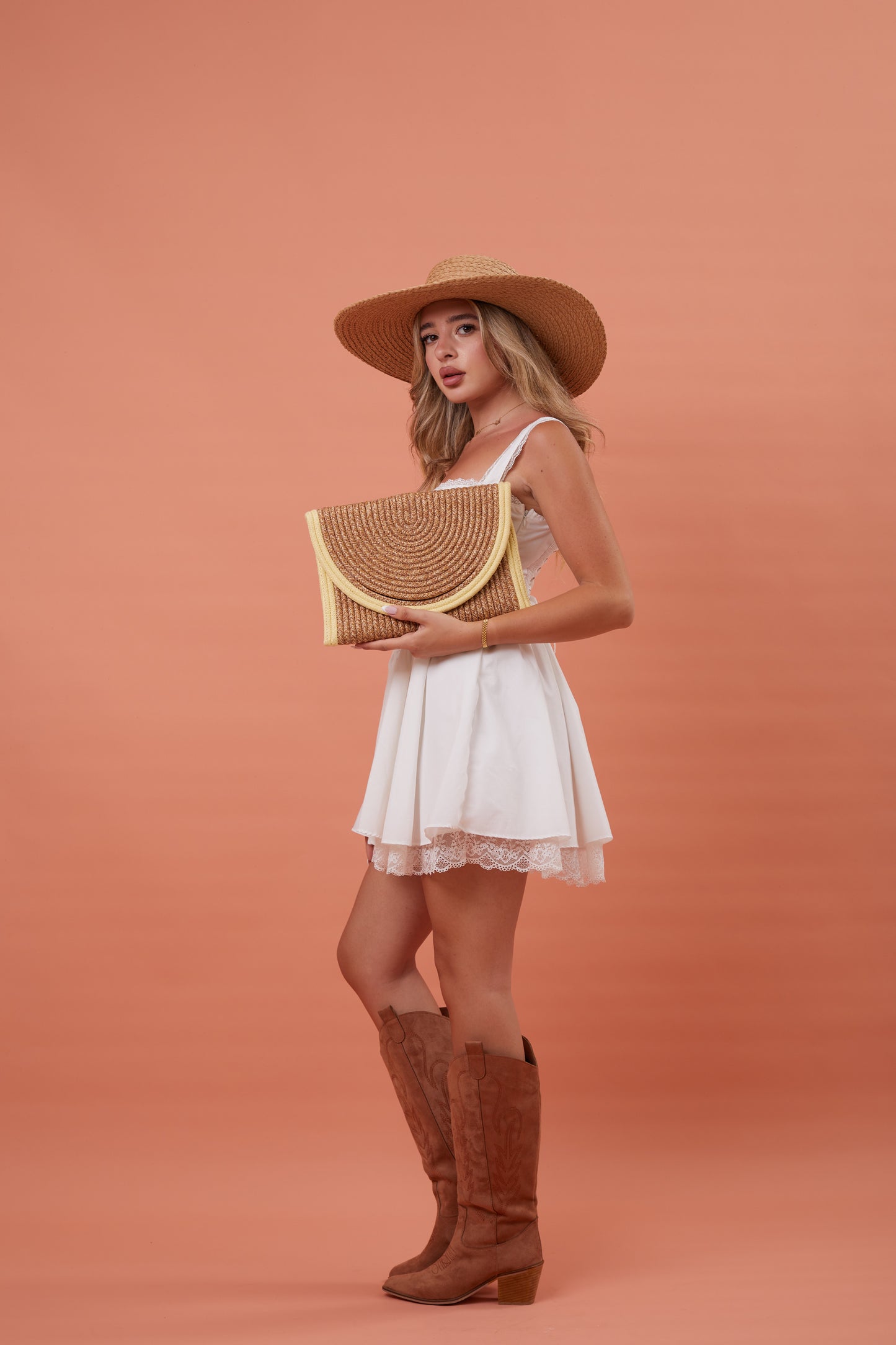 Ivy Clutch - Yellow
