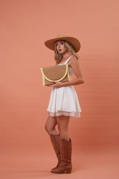 Ivy Clutch - Yellow